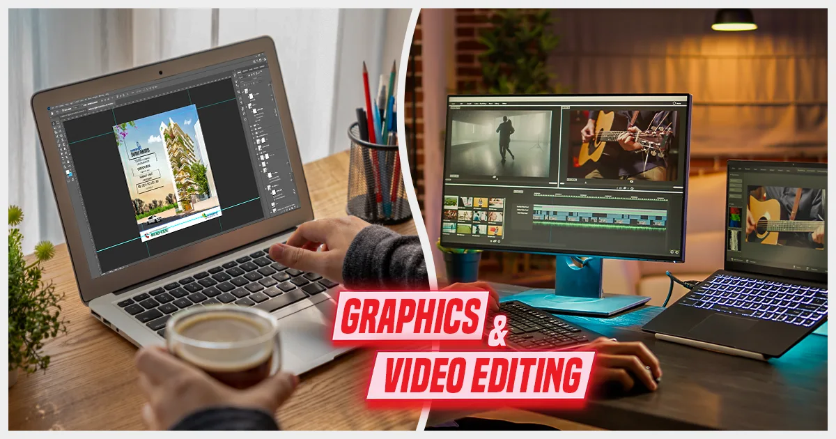 get graphics design and video editing services from the best graphic design company and video production agency in Bangladesh