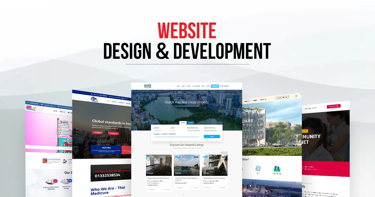 Get web design and development services from the best web design company in Bangladesh